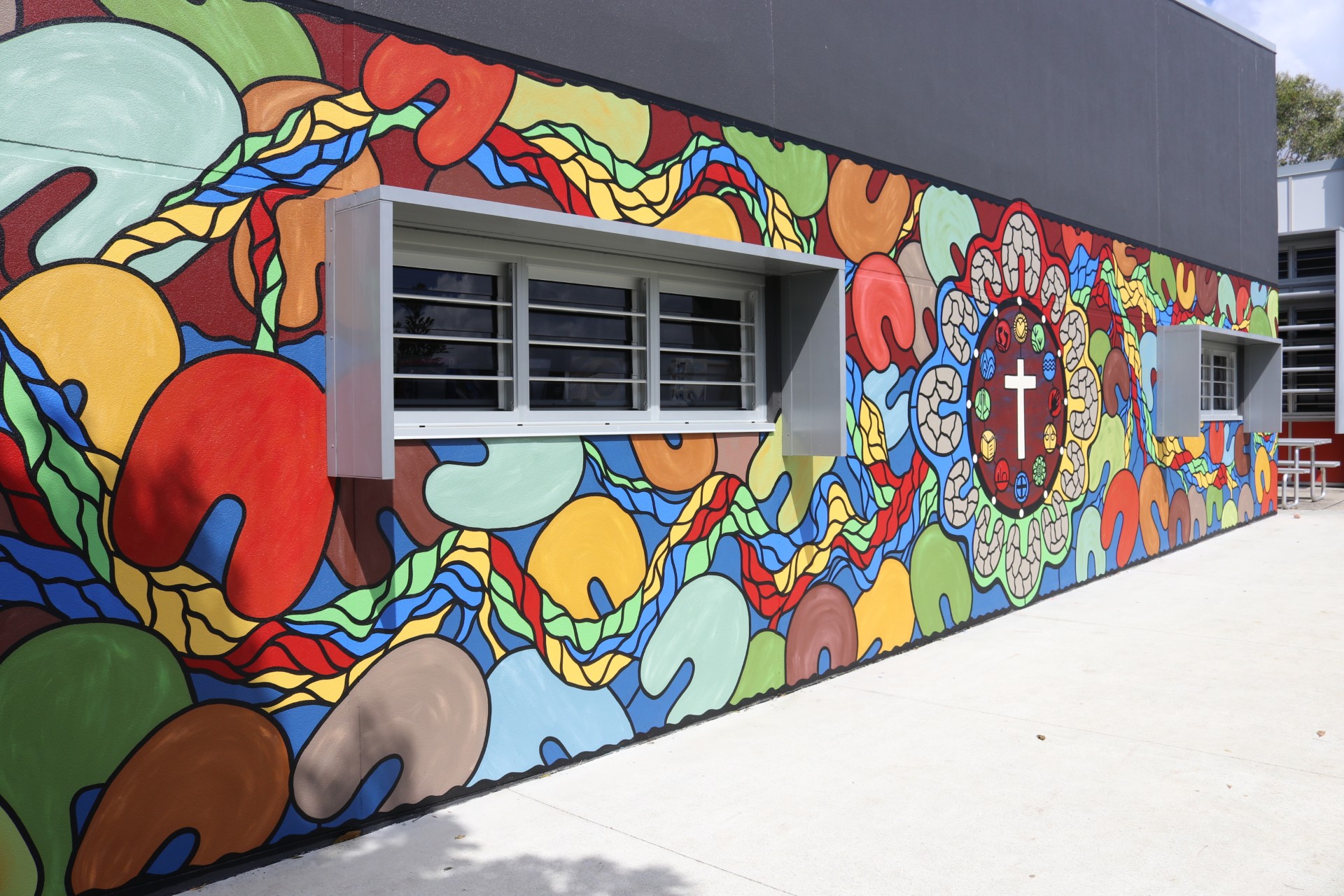 The Mural by artist Wendy Rix